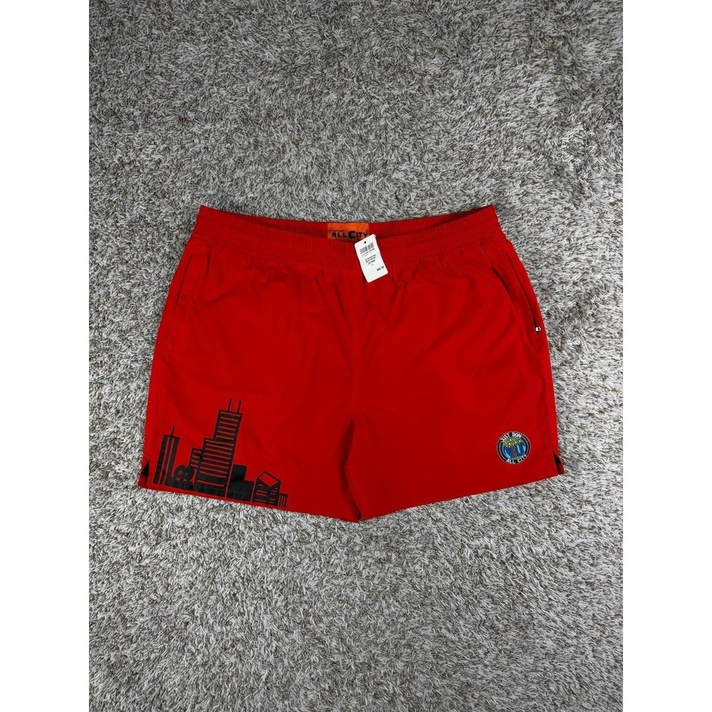 Just Don All City Red Shooting Shorts Liner Men's 2XL NWT